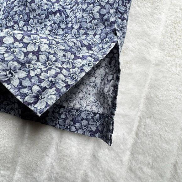 VTG Polo Ralph Lauren Shirt Caldwell Men XL Hawaiian Floral Camp Loop Collar AOP - Picture 9 of 10